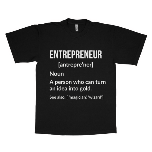 Entrepreneur adult t-shirt