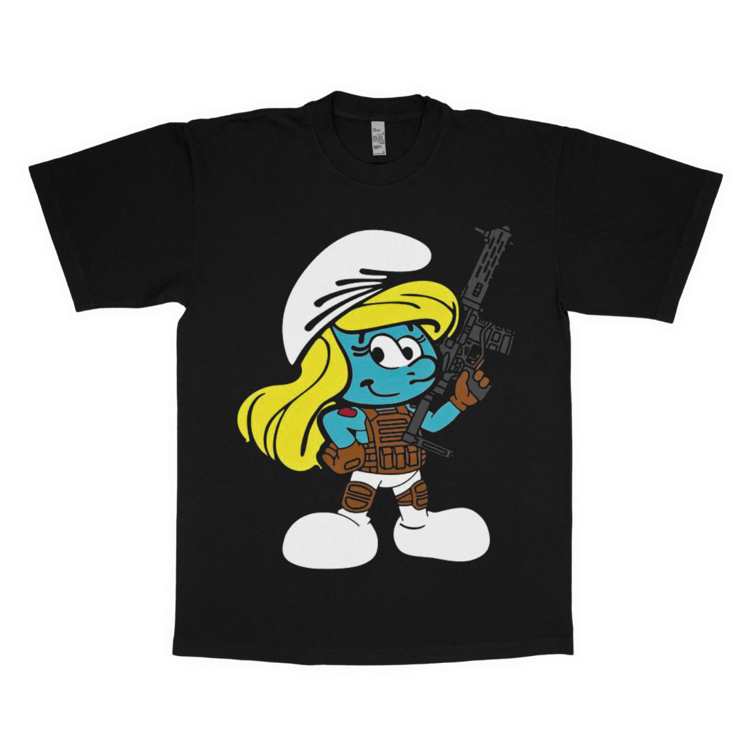 Smurfette adult t-shirt