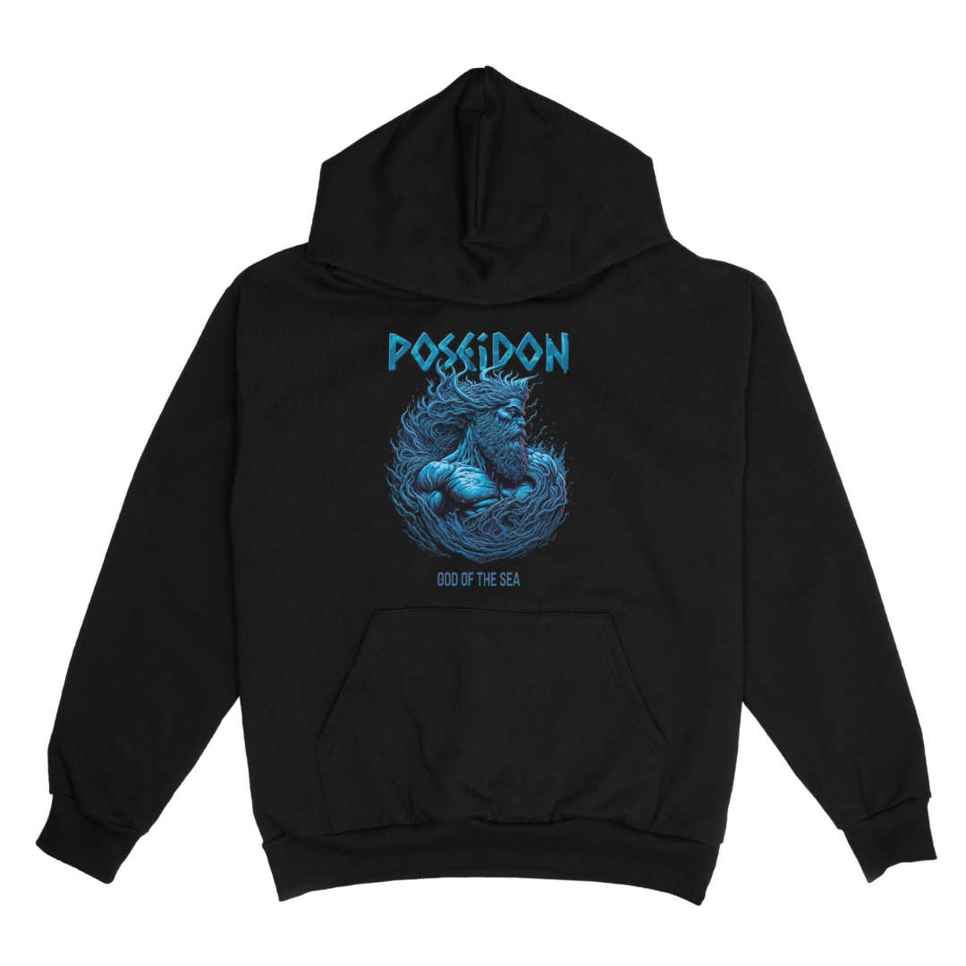 Poseidon (God of the sea) youth hoodie