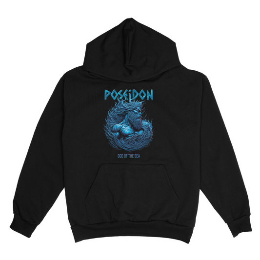 Poseidon (God of the sea) youth hoodie