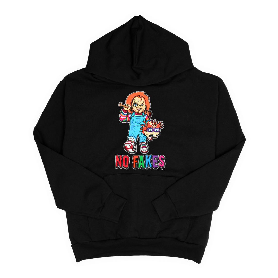 Chucky "No fakes" youth hoodie