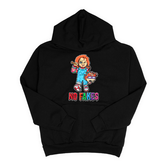 Chucky "No fakes" youth hoodie