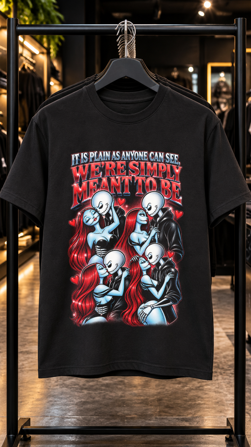 It Is Plain As Anyone Can See, We're Simply Meant To Be adult tee