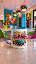 Mom Fuel glossy mug