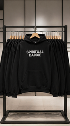 Spiritual Baddie embroidered adult hoodie