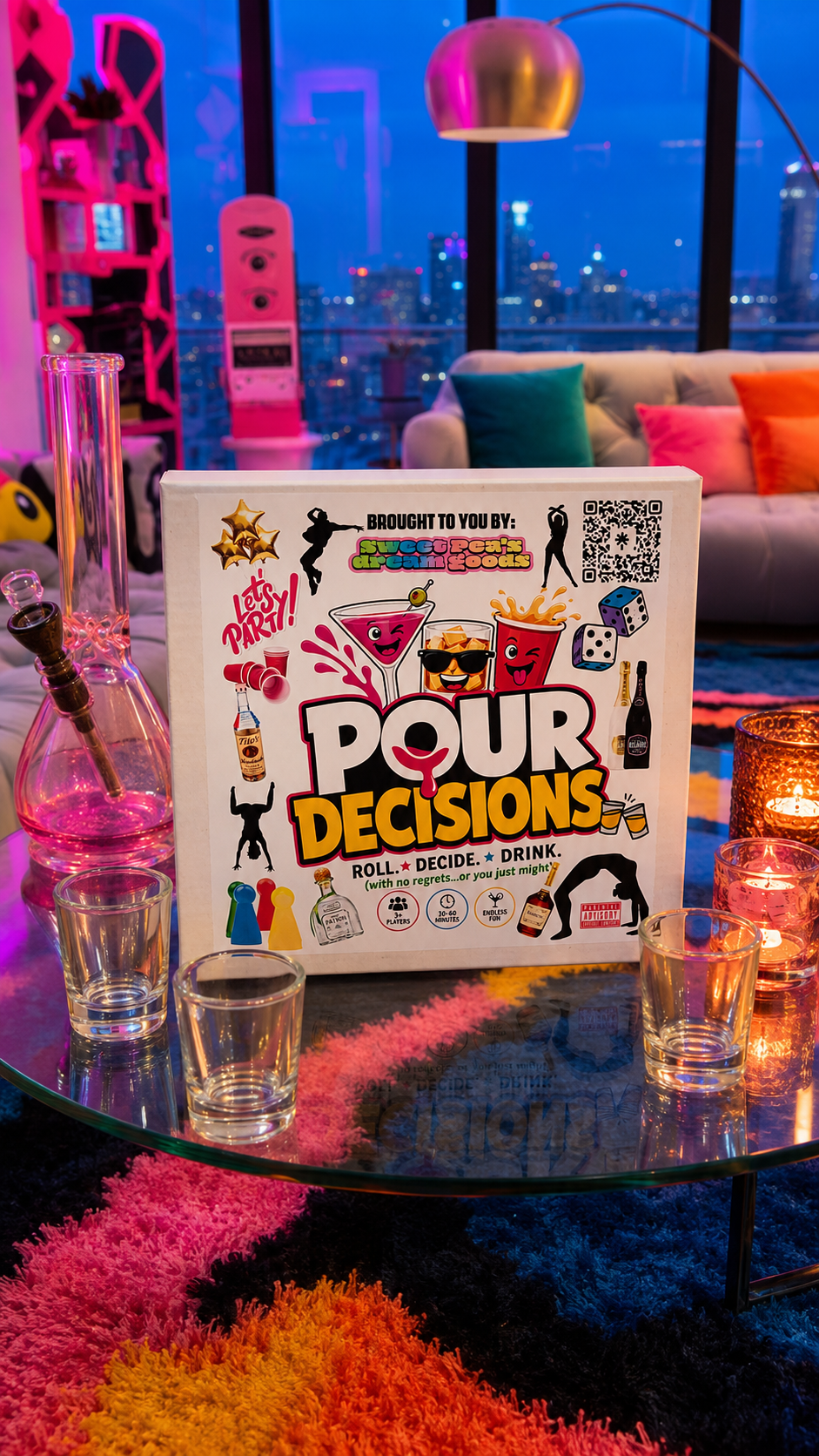 Pour Decisions™ adult drinking board game