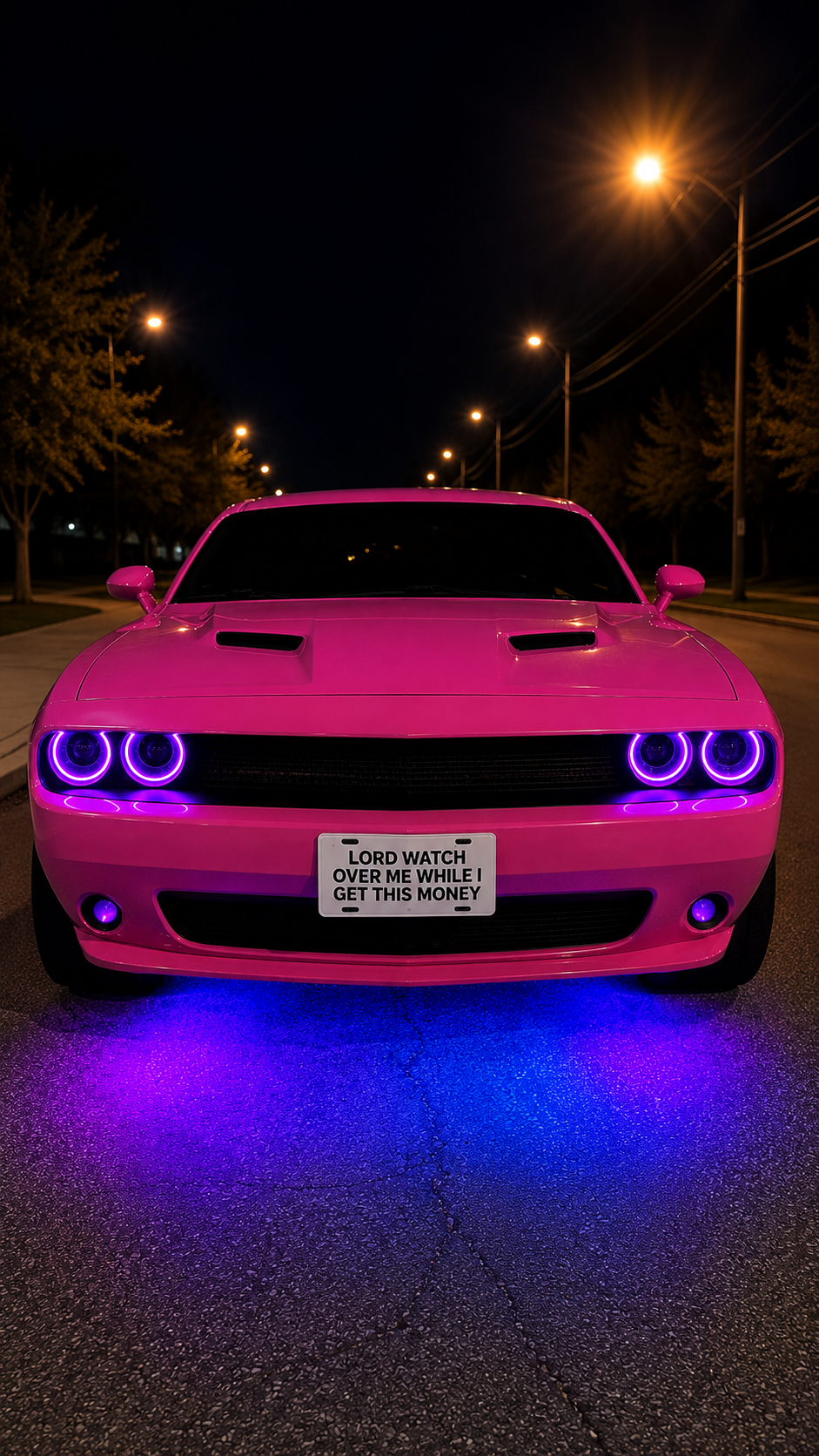 Lord Watch Over Me vanity license plate