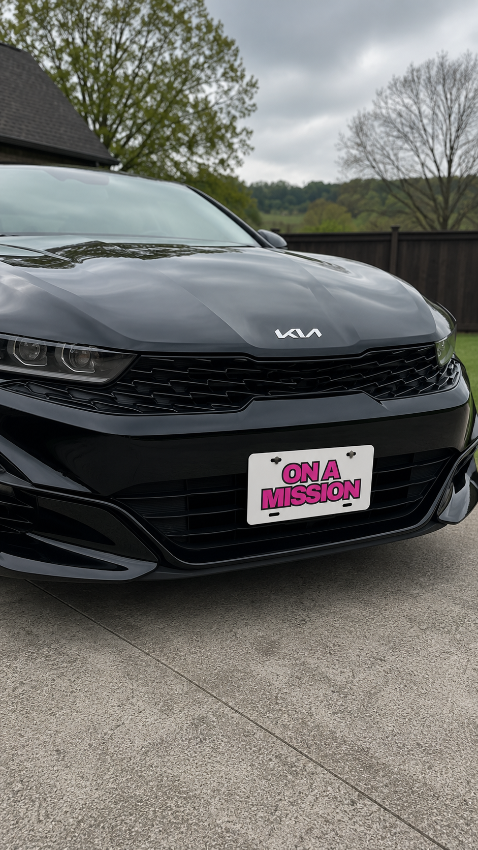 On A Mission vanity license plate