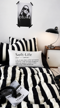 Soft Life definition basic throw pillow