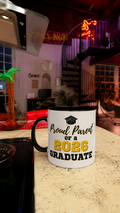 Proud Parent Of A 2026 Graduate glossy mug