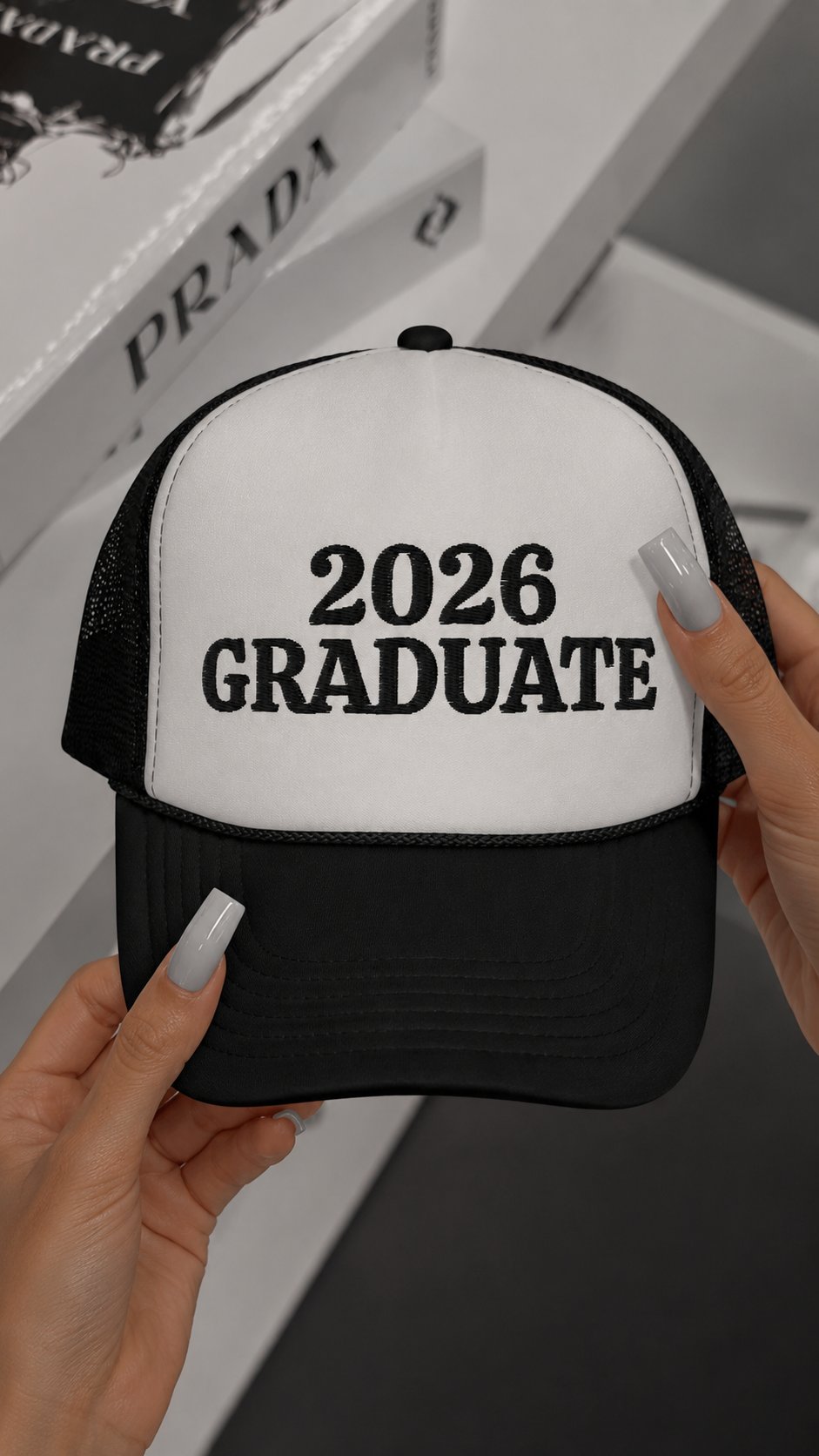 2026 Graduate embroidered foam trucker hat