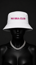 No Bra Club embroidered bucket hat