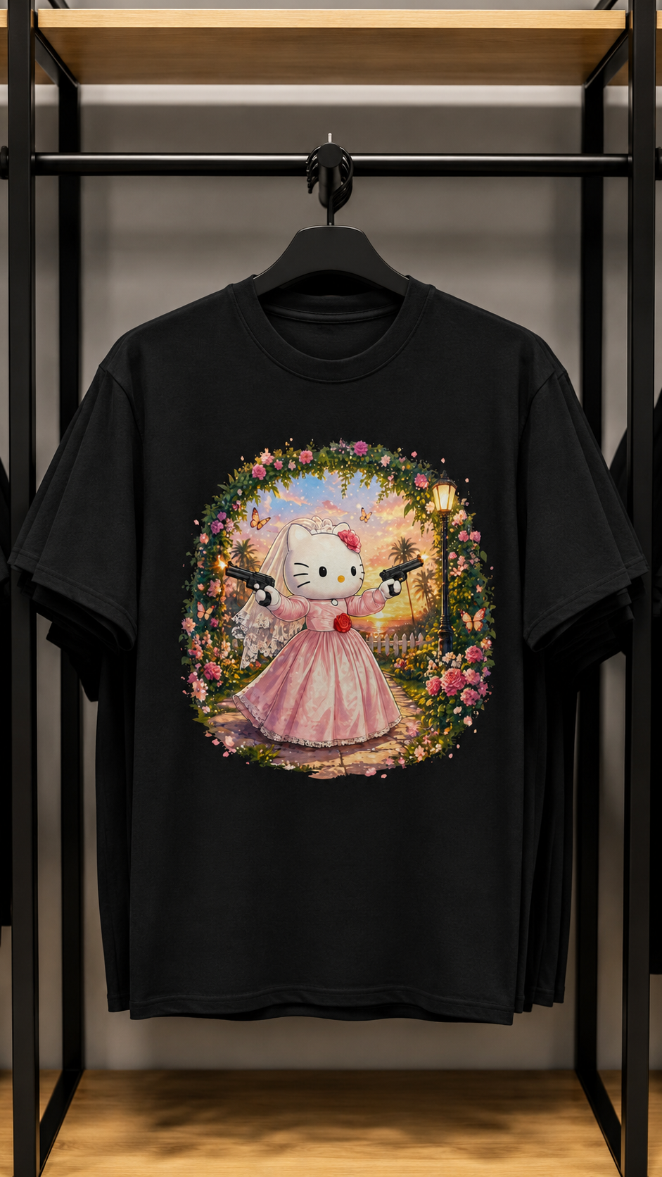 Gangsta Kitty adult tee