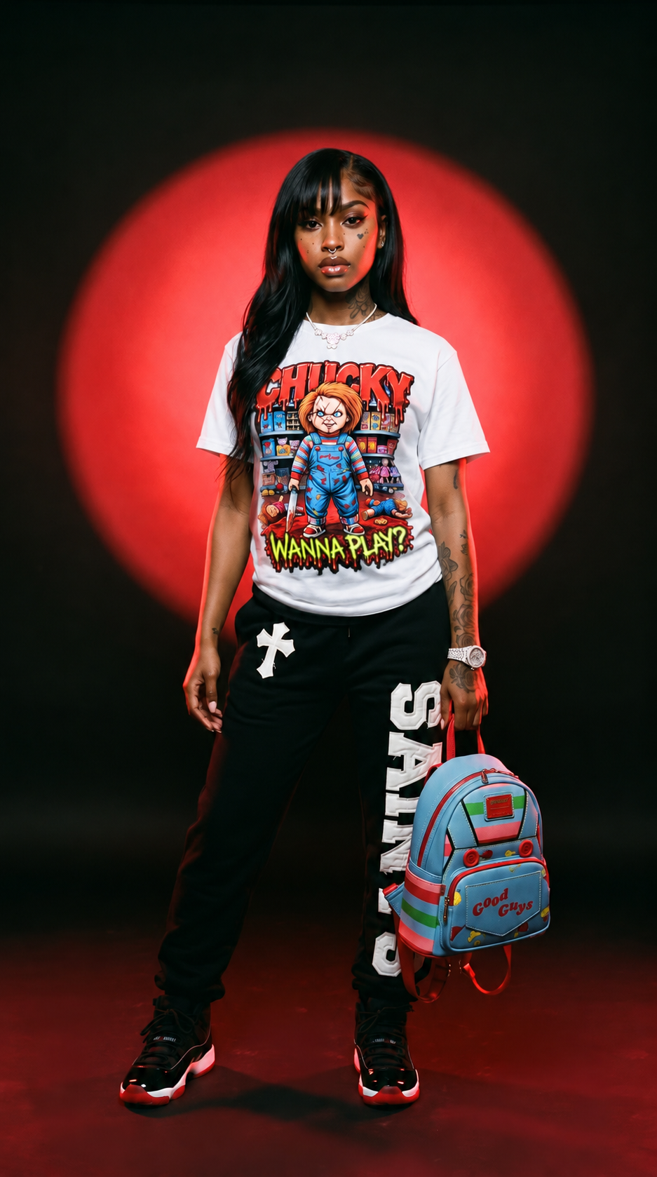 Chucky "Wanna Play?" adult tee