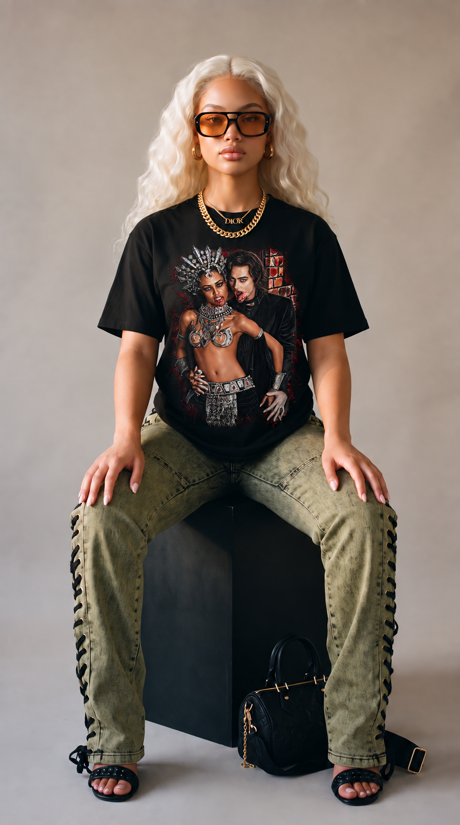 Akasha & Lestat adult tee
