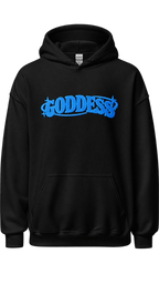 Goddess embroidered adult hoodie