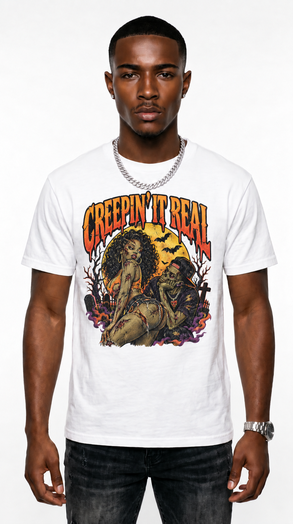 Creepin' It Real adult tee