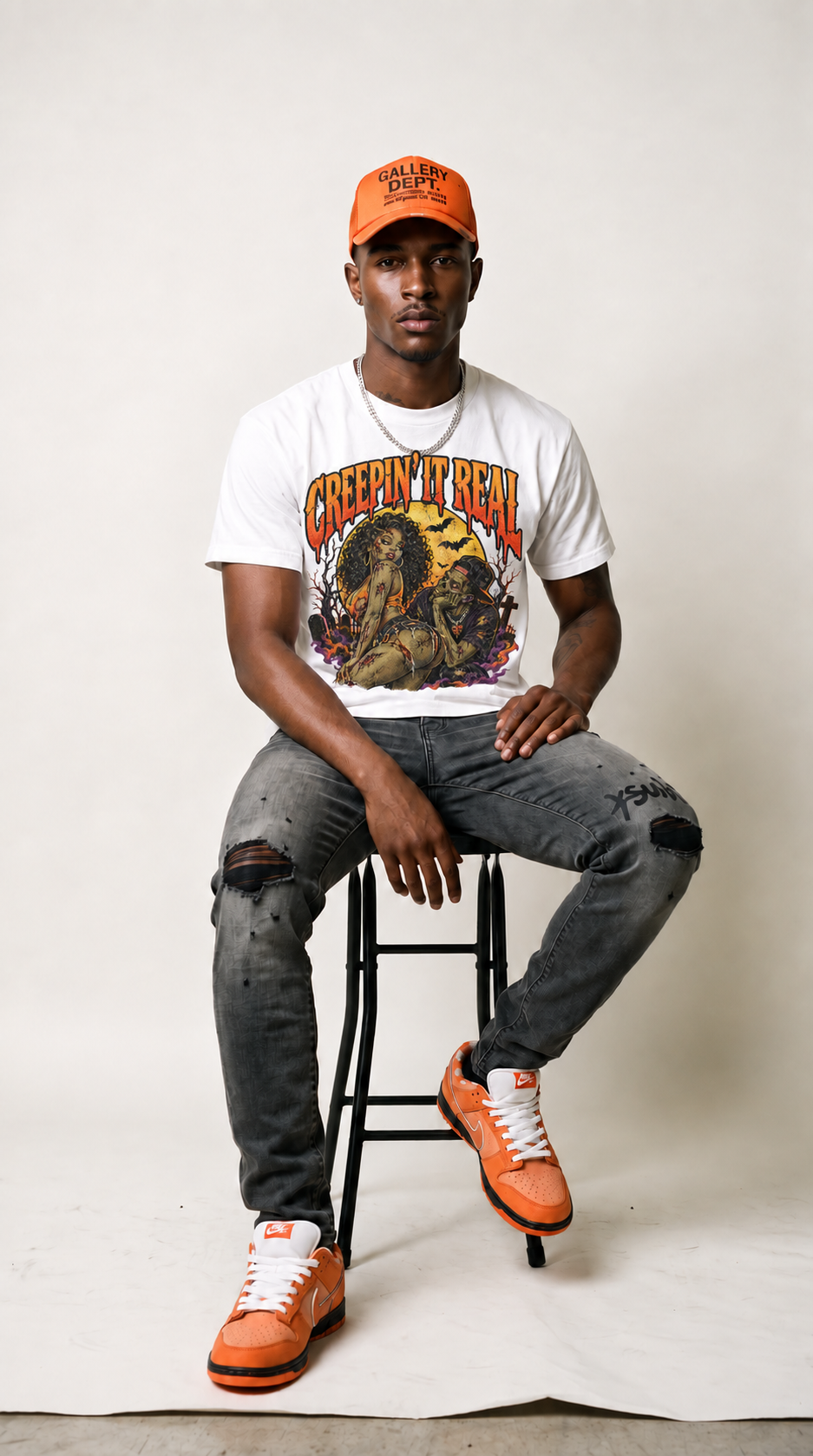 Creepin' It Real adult tee