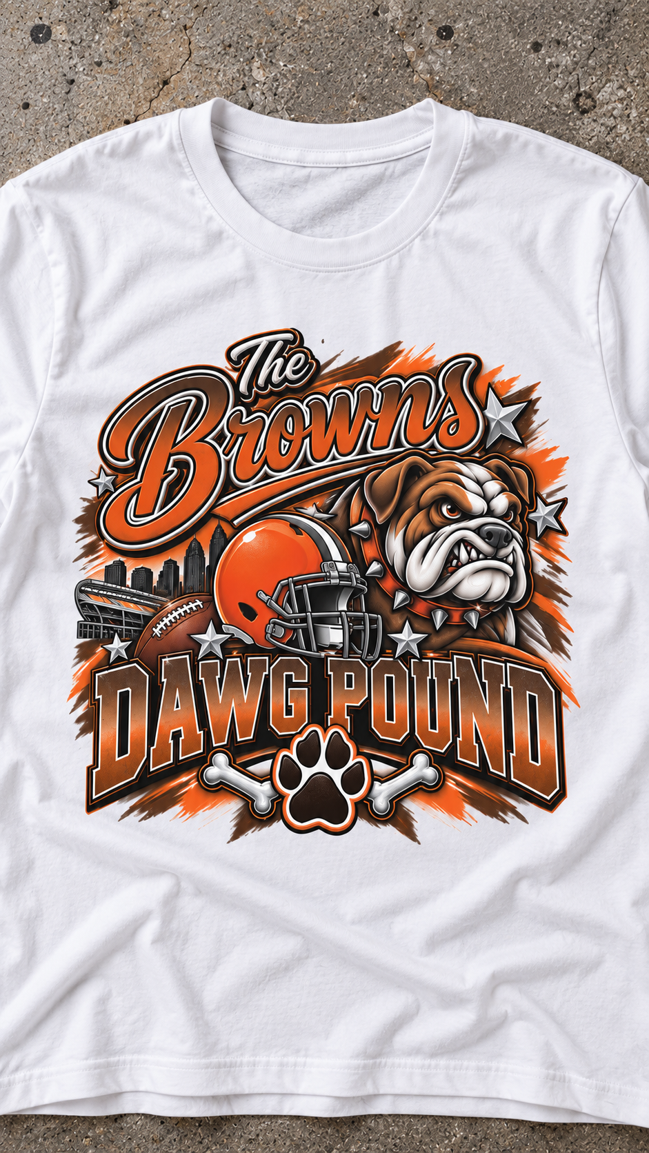 The Browns Dawg Pound adult tee