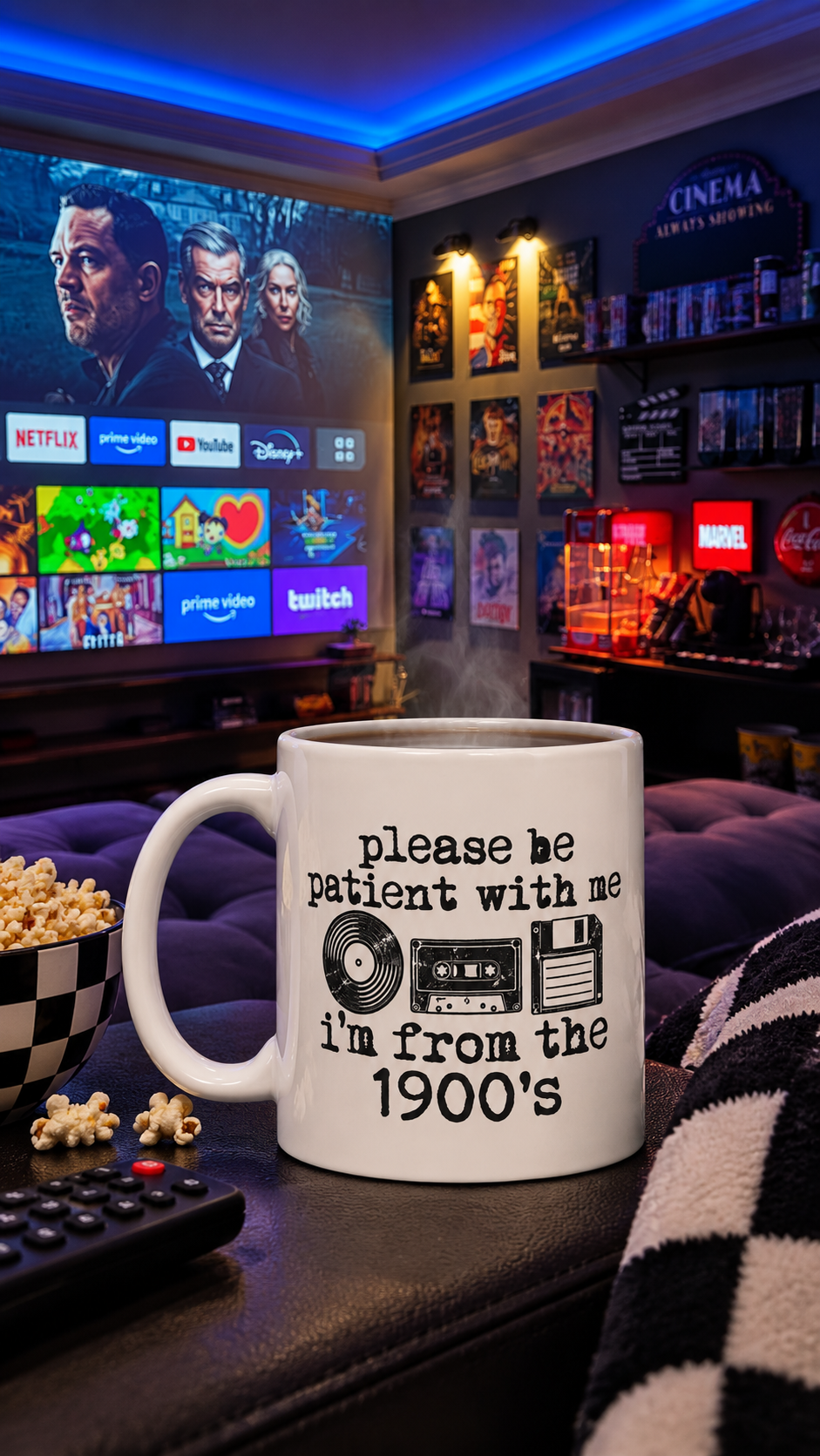 Please Be Patient With Me, I'm From The 1900's glossy mug