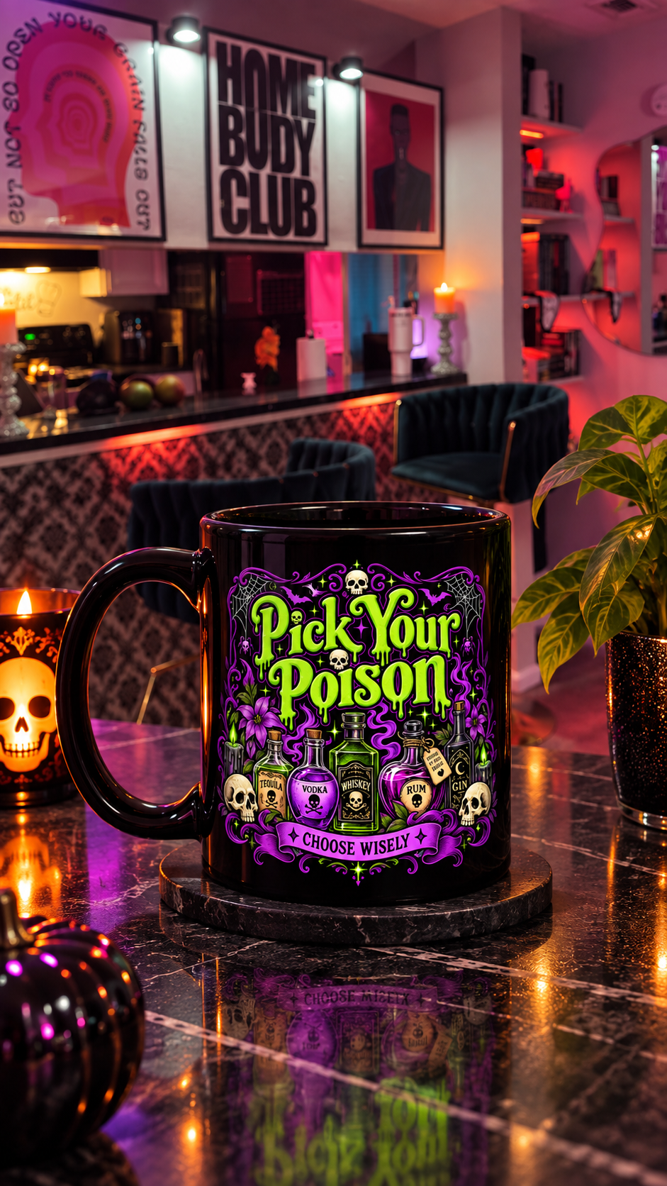 Pick Your Poison glossy mug