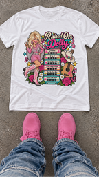 Raised On Dolly adult tee