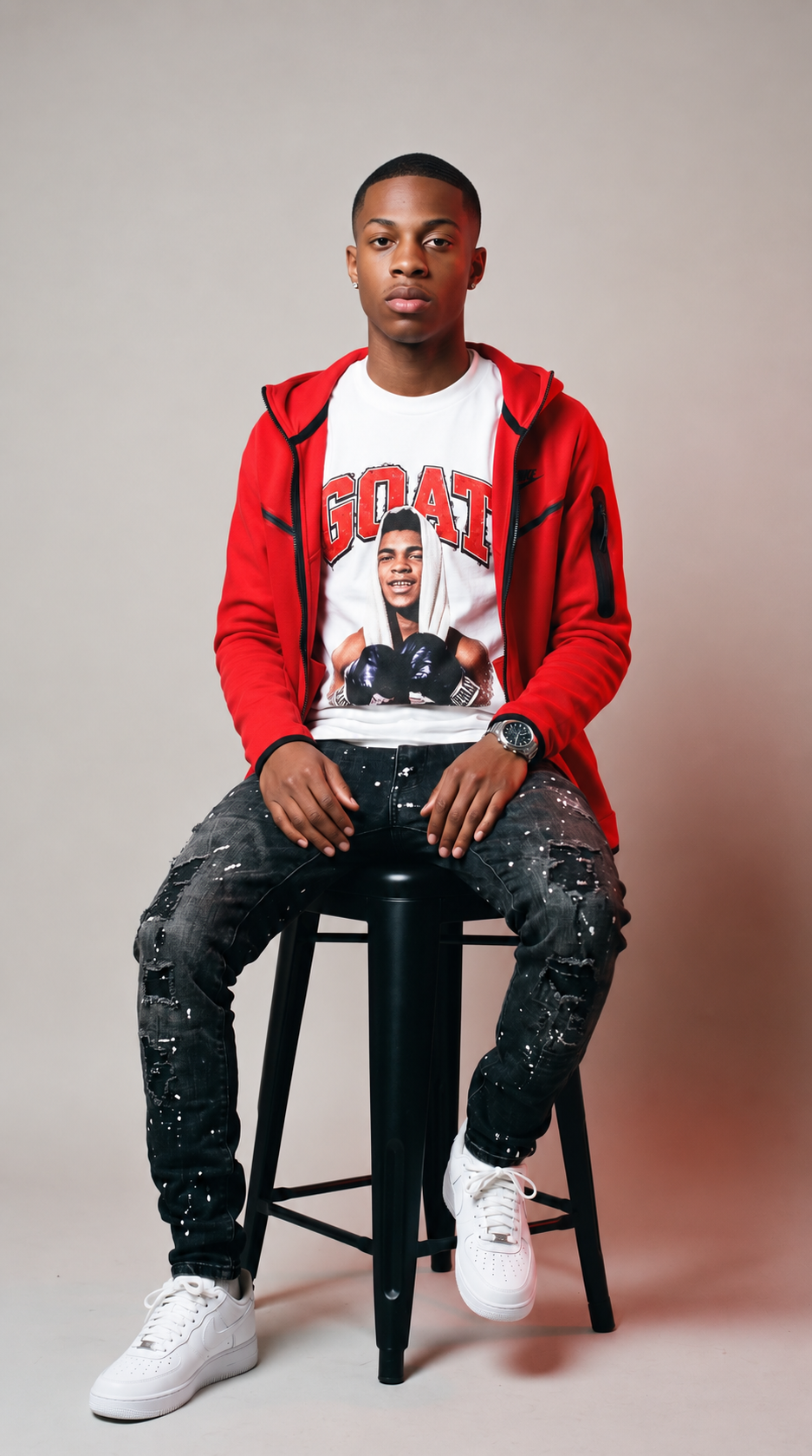 GOAT adult tee