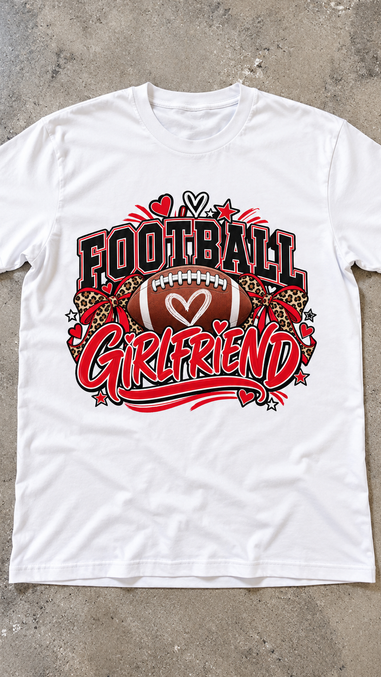 Football Girlfriend adult tee