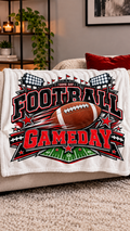 Football Game Day throw blanket