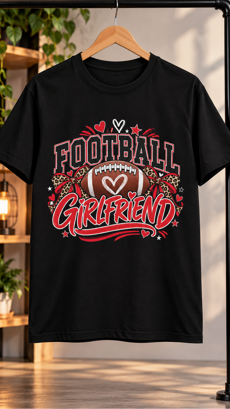 Football Girlfriend adult tee