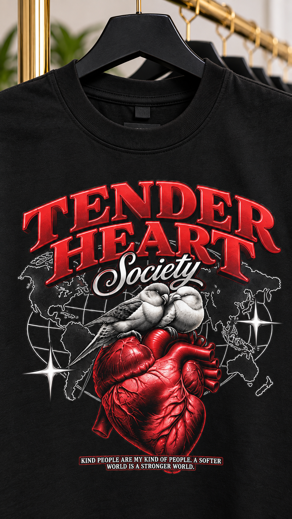 Tender Heart Society adult tee