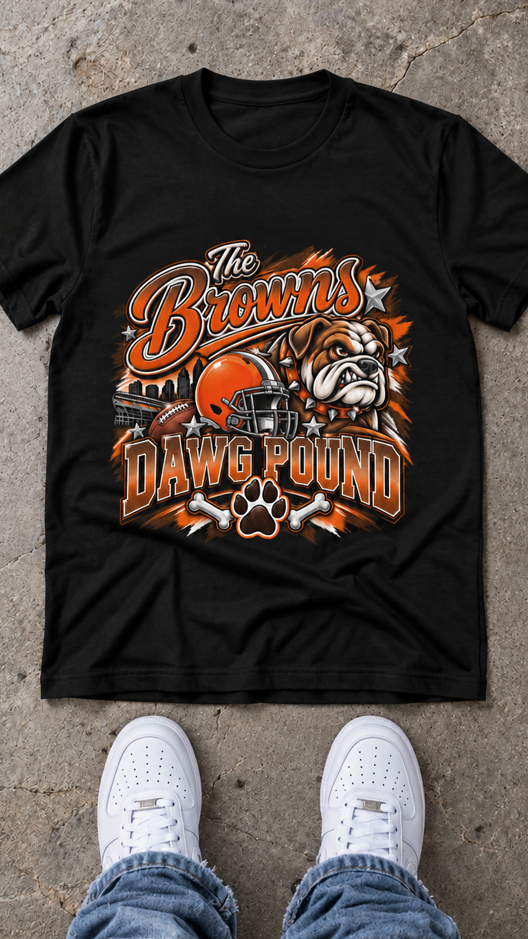 The Browns Dawg Pound adult tee