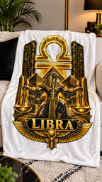 Libra throw blanket