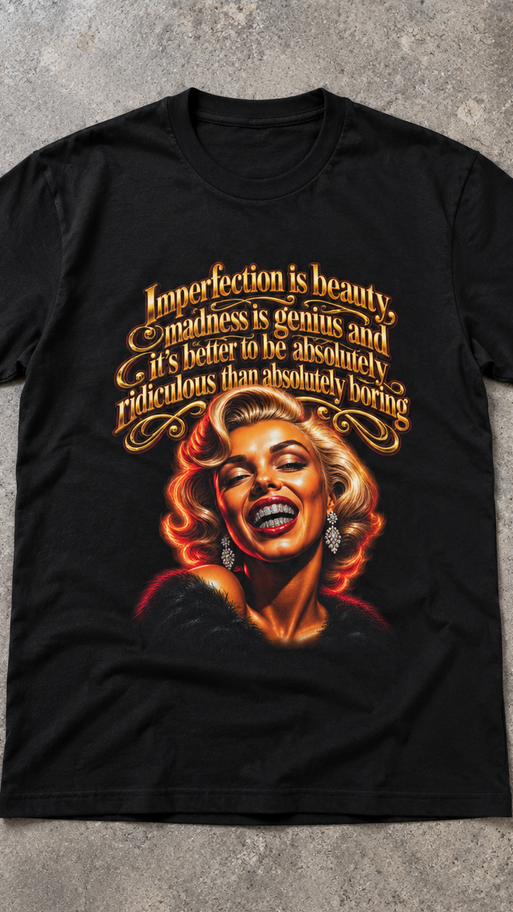 Imperfection Is Beauty adult tee