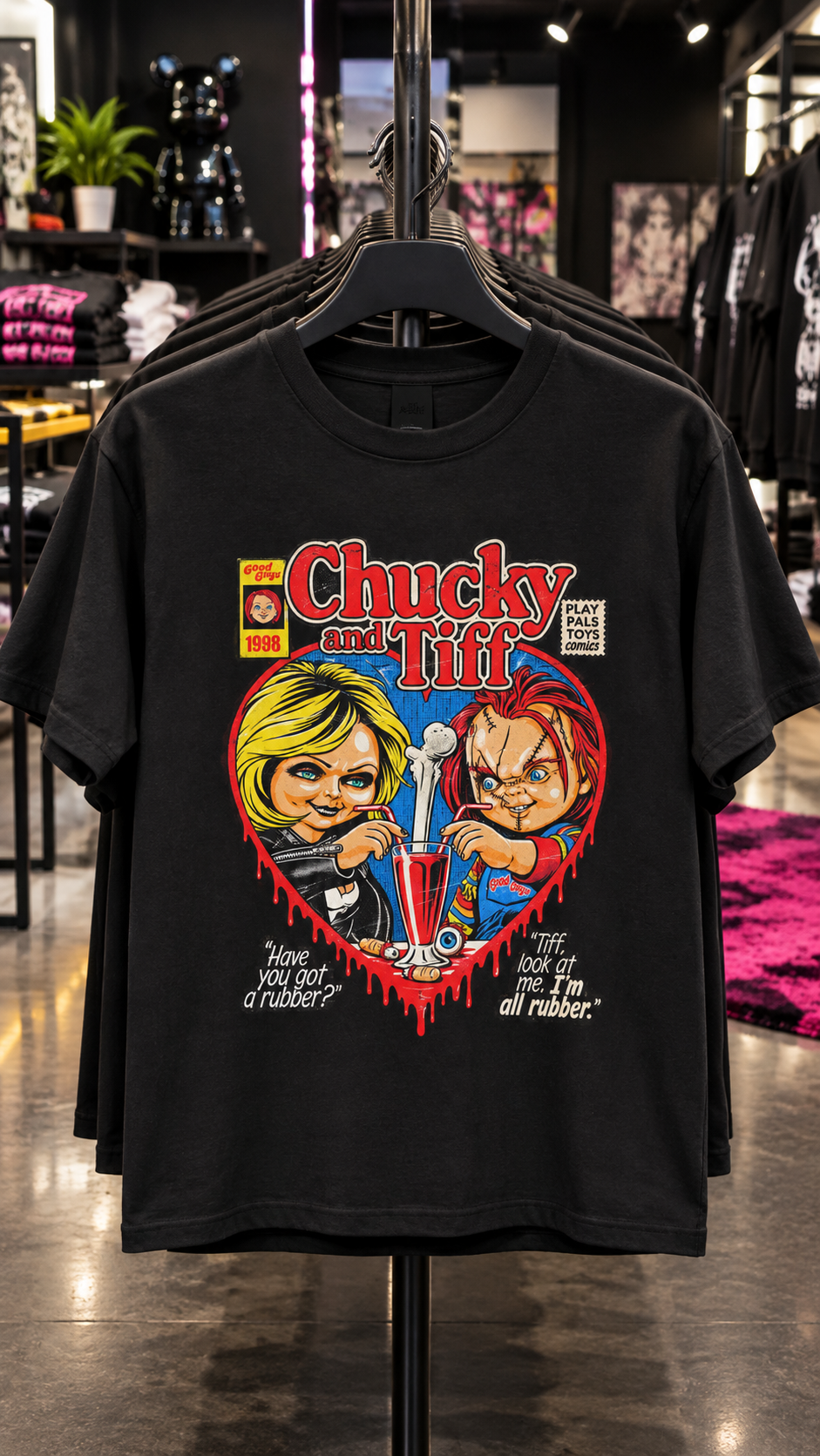 Chucky And Tiff adult tee