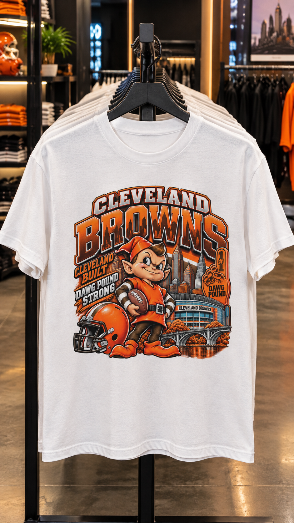 Cleveland Browns adult tee
