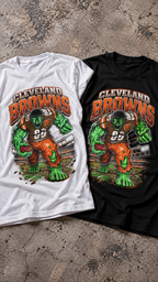 Cleveland Browns Hulk adult tee