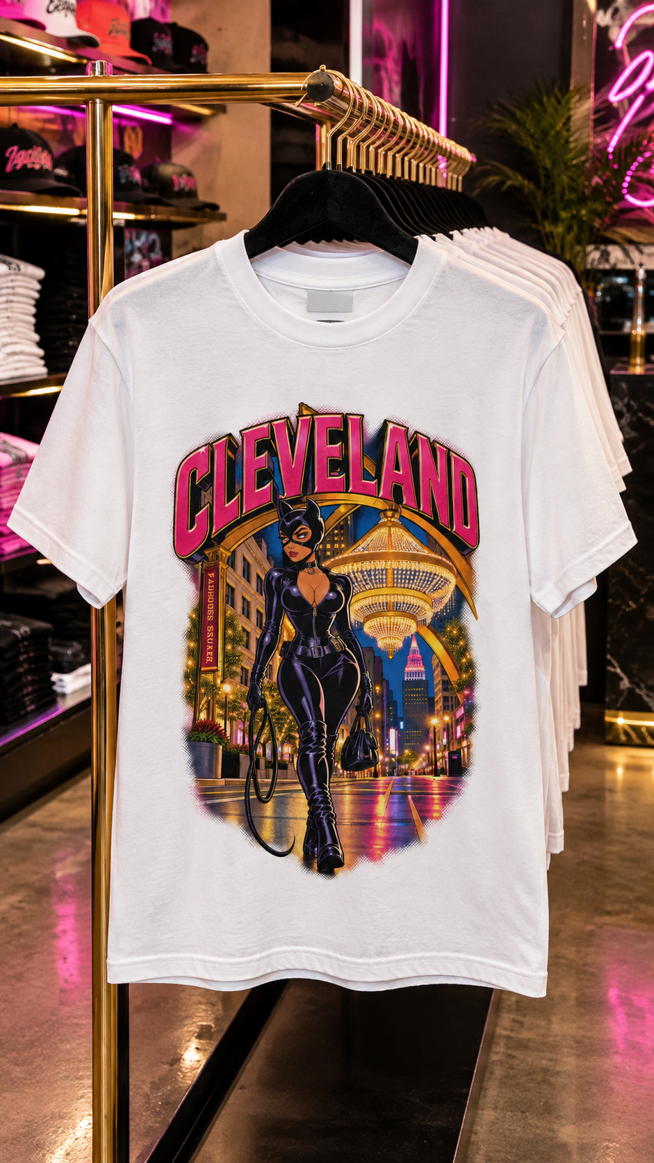 Catwoman adult tee