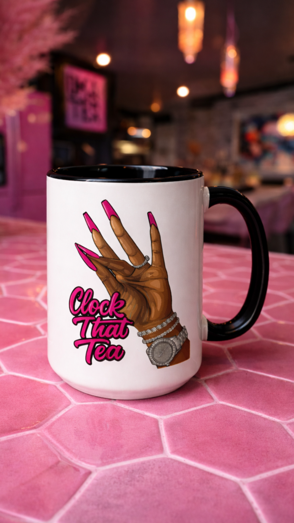Clock That Tea glossy mug