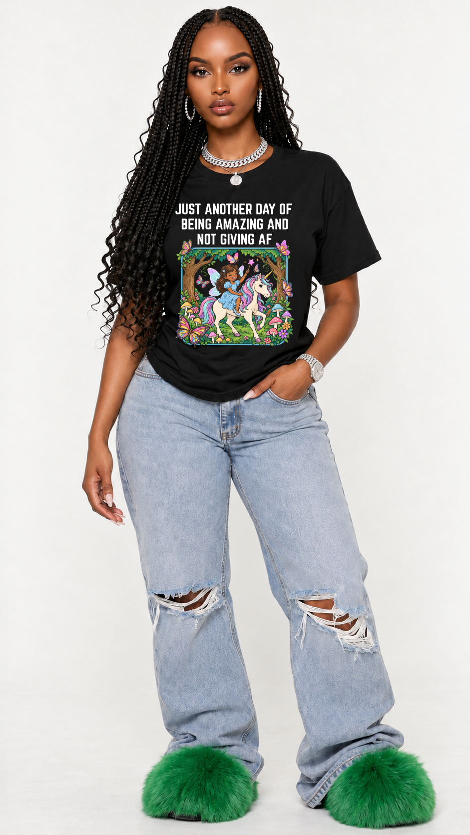 Just Another Day Of Being Amazing And Not Giving AF adult tee