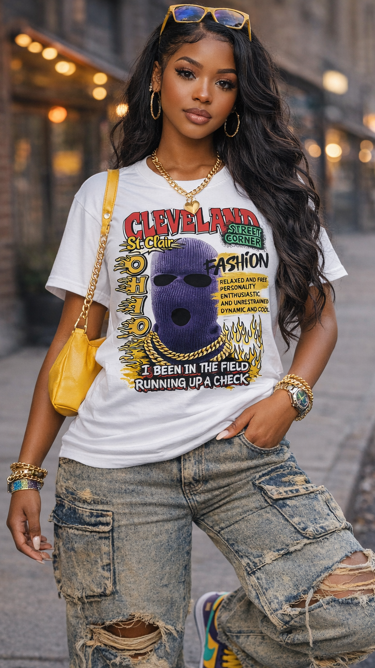 Cleveland Street Corner Fashion adult tee