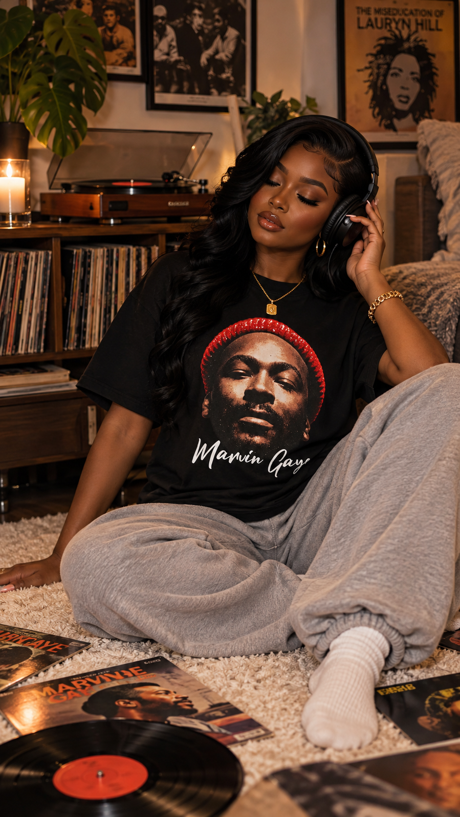 Marvin Gaye adult tee