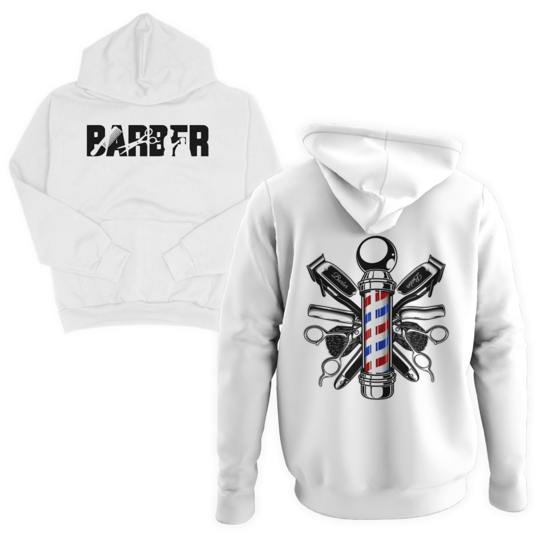 Barber adult hoodie