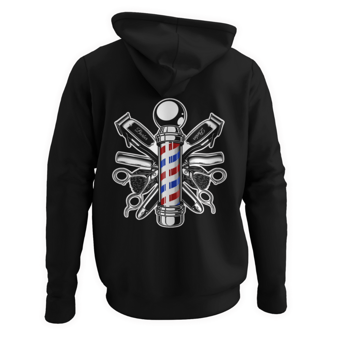 Barber adult hoodie