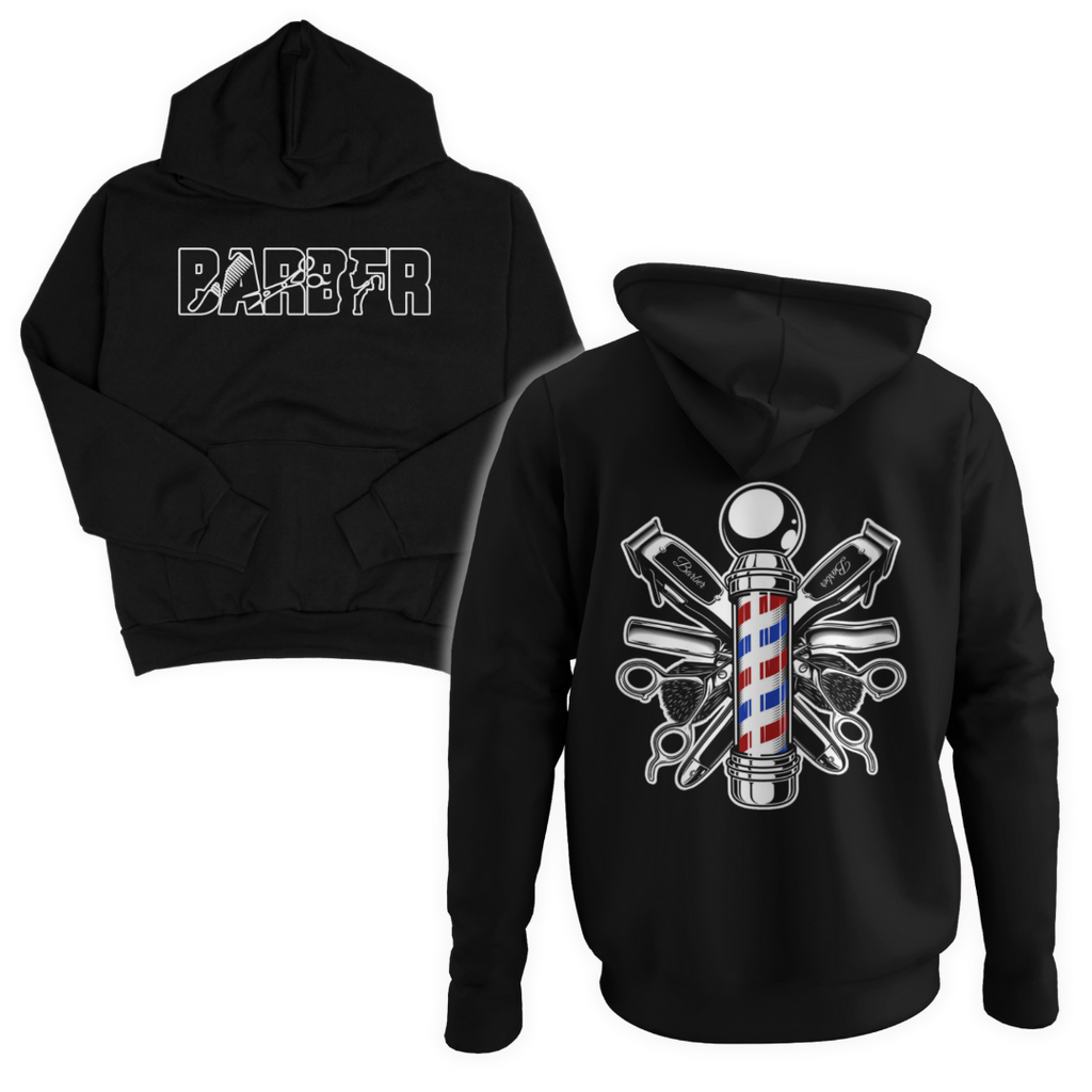 Barber adult hoodie