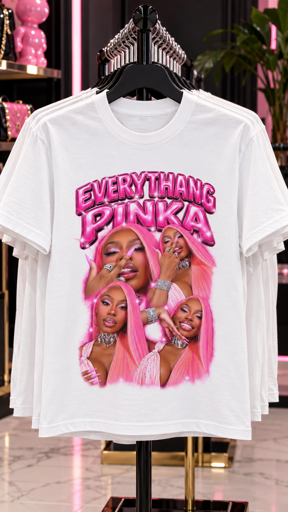 Everythang Pinka adult tee