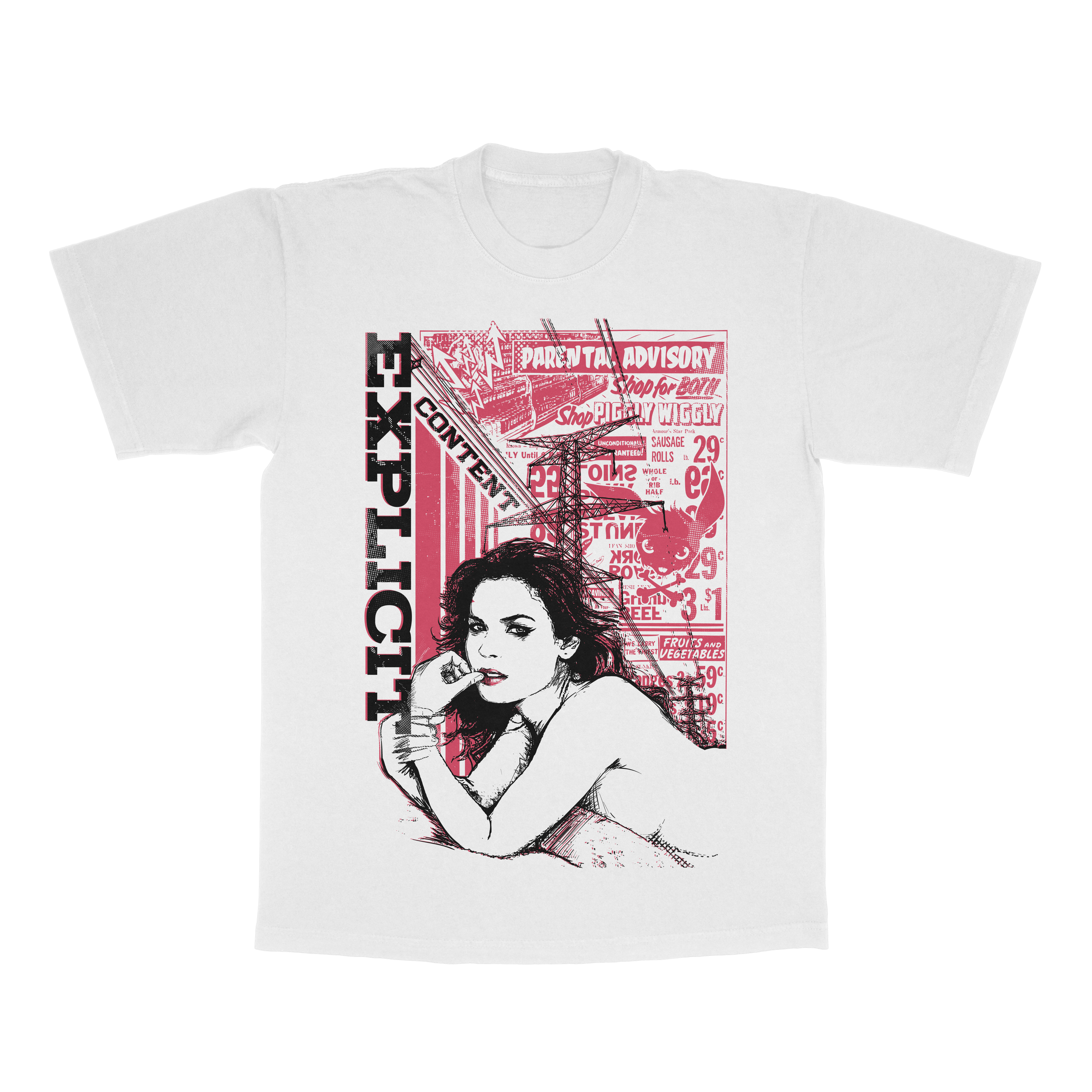 Explicit Content adult t-shirt