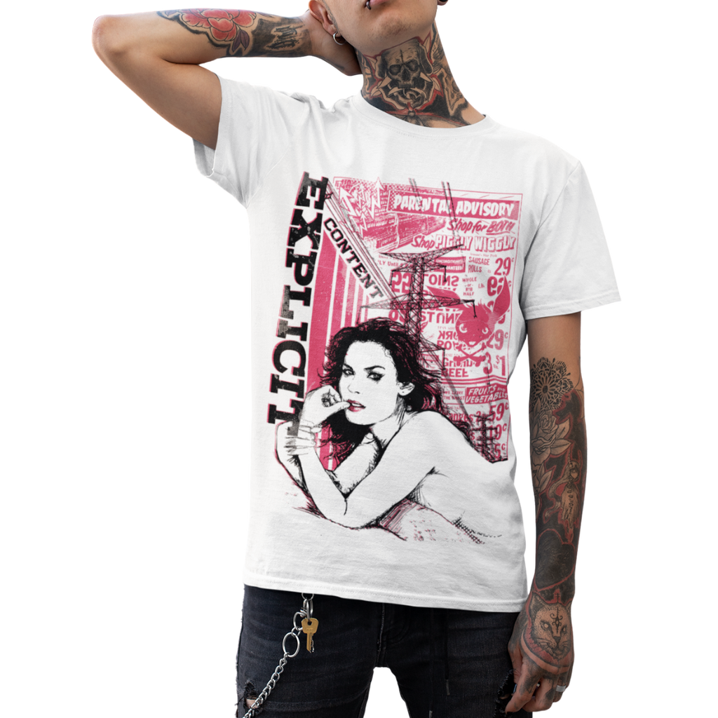Explicit Content adult t-shirt