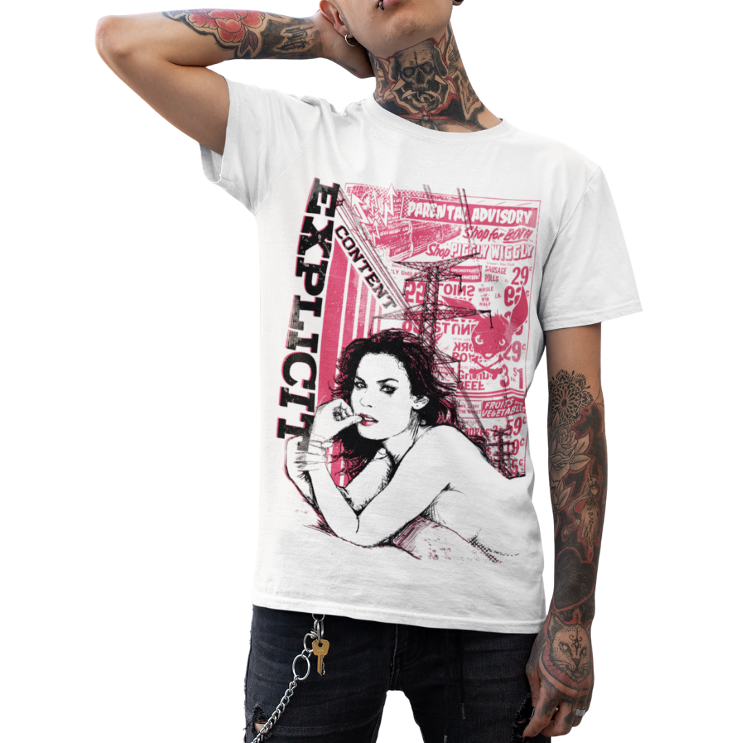 Explicit Content adult t-shirt