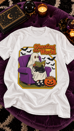 Ghosting The World adult tee
